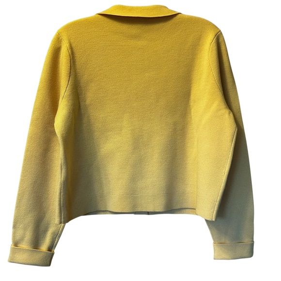 Sezane Yellow Cardigan Sweater - Picture 6 of 10